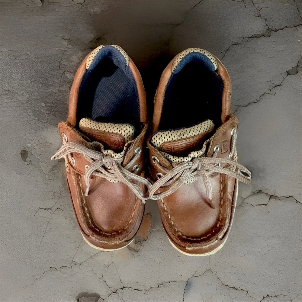 Boys Top Sider Boat Shoes Sperry Velcro 9M—Gently Used